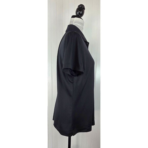 Nike Golf Dri Fit Tour Performance Black Polo Shirt Womens Size L Stay Cool - Picture 5 of 13